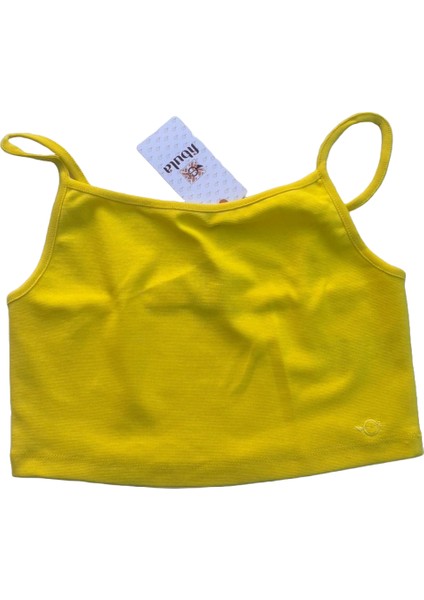 Sarı Kadın Crop