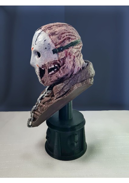 3D Jason Voorhees Büst/ Jason 13.cuma/ Friday The 13TH /BIBLO/DEKOR/15CM/FANART
