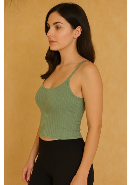 Berrak Kadın Ayarlanabilir Ip Askılı Fitilli Kısa Atlet fiyatları