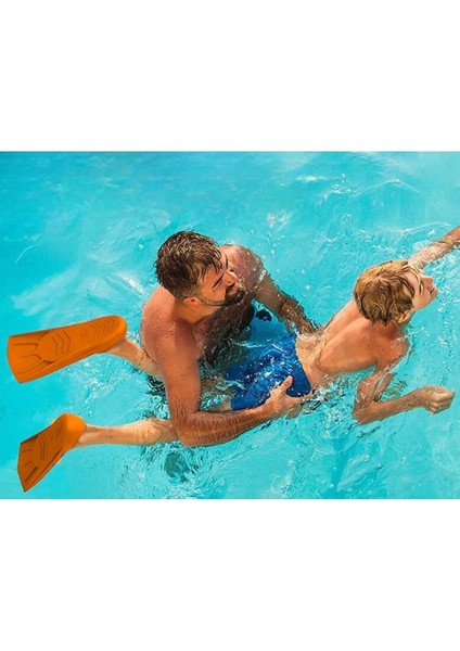 Pool Energy 30-32 Çocuk Eğitim Havuz ve Deniz Yüzme Paleti Kulak Burun Tıkacı Hediyeli Taşıma Çantalı