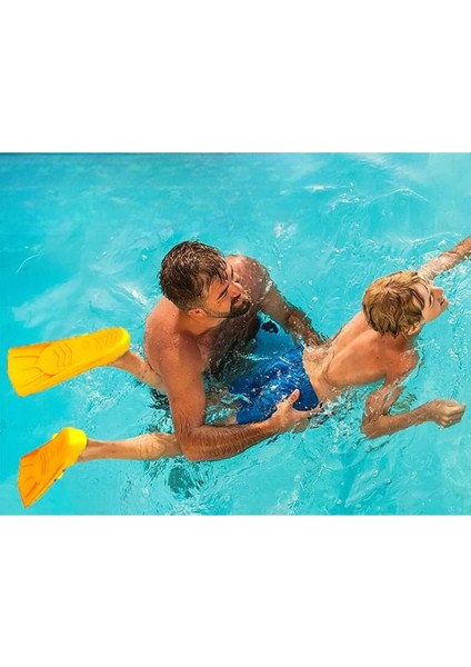 Pool Energy 35-36 Çocuk Eğitim Havuz ve Deniz Yüzme Paleti Kulak Burun Tıkacı Hediyeli Taşımaçantalı