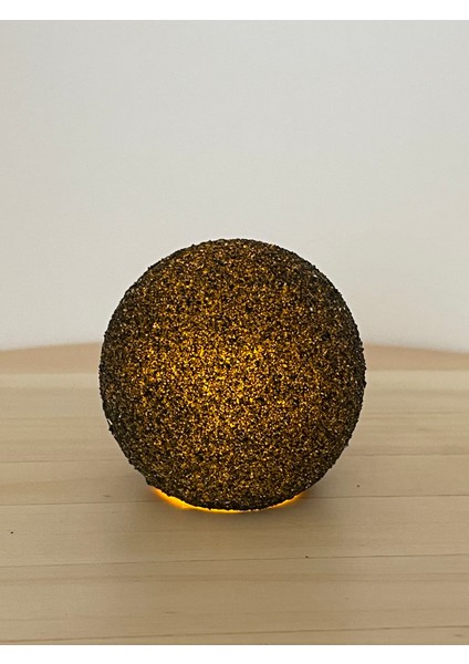 Volkanik Kum Kaplı Top LED Tealight Mum
