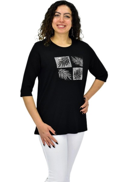 Kadın Kısa Kol Taşlı Bluz BGL-ST04710 modelleri