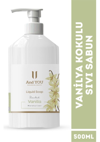 Lıquıd Soap ( With Vanılla ) / Vanilya Kokulu Sıvı Sabun 500 ml