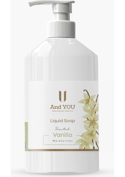 Lıquıd Soap ( With Vanılla ) / Vanilya Kokulu Sıvı Sabun 500 ml