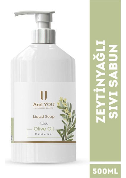Lıquıd Soap With Olıve Oıl / Zeytinyağlı Sıvı Sabun 500 ml