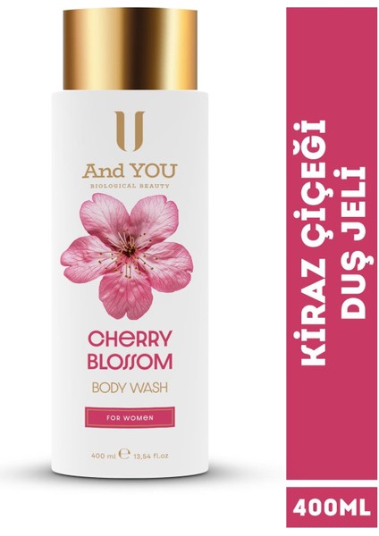 Body Wash (Cherry Blossom) Duş Jeli Kiraz Çiçeği 400 ml