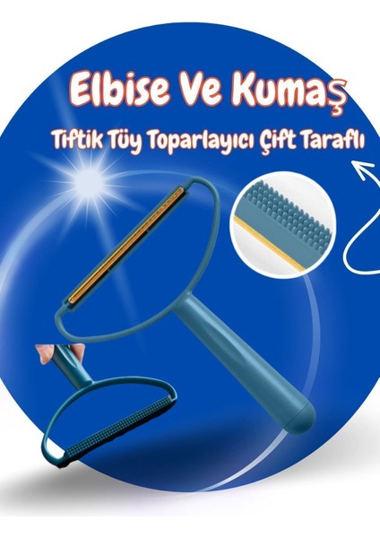 Çift Taraflı Elbise Tiftik Tüy Toparlayıcı
