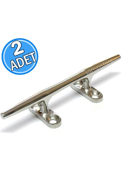 Marine Tekne Koç Boynuzu Yuvarlak 316 Paslanmaz 12.5cm 2 Adet