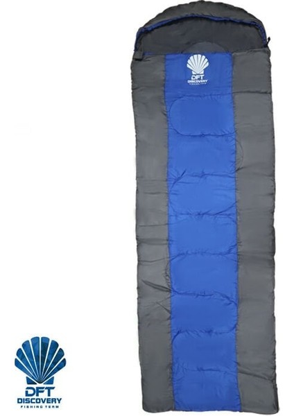 S. Dft Düz-Başlık 190+30X75CM Gri 0°uyku Tulumu