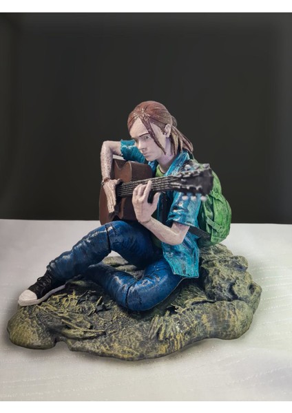 3D Ellie Williams Figür/the Last Of Us Part|| /BIBLO/DEKOR/18CM/FANART