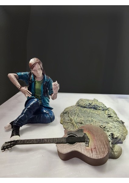 3D Ellie Williams Figür/the Last Of Us Part|| /BIBLO/DEKOR/18CM/FANART