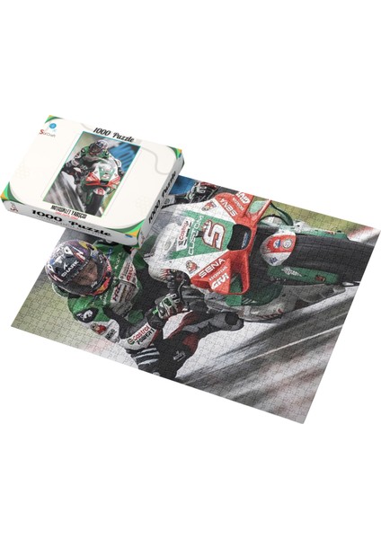 1000 Parça Puzzle Motosiklet Yarışçısı