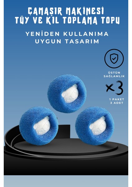 Çamaşır Makinesi Tüy ve Kıl Toplama Topu