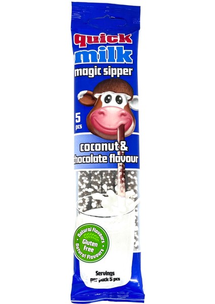 Hindistan Cevizli Sihirli Pipet 5'li