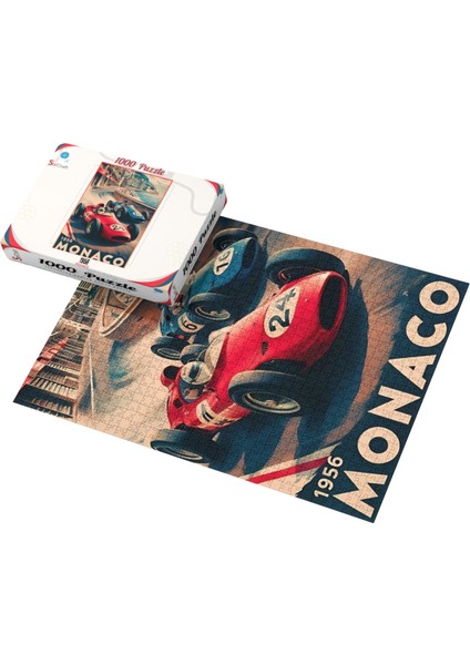 1000 Parça Puzzle Monaco 1956