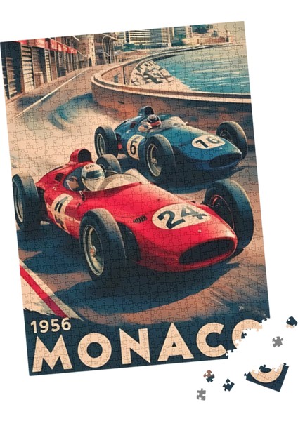 1000 Parça Puzzle Monaco 1956