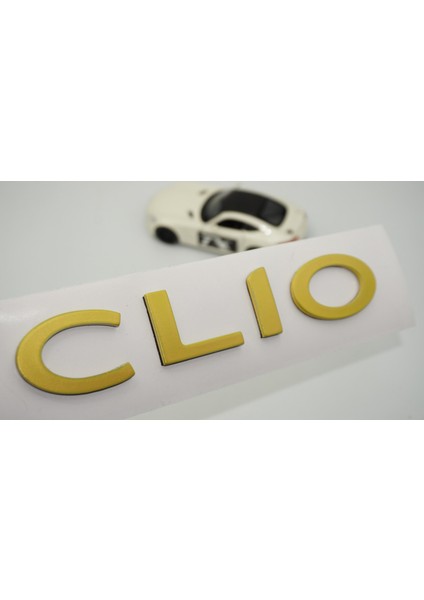 Clio Mk4 Bagaj Gold Yazı Logo Arma Renault ile Uyumlu