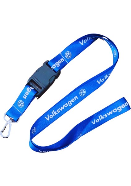 Volkswagen Kırmızı / Mavi Oto Ayna Askısı & Anahtarlıklı Ayna Ipi