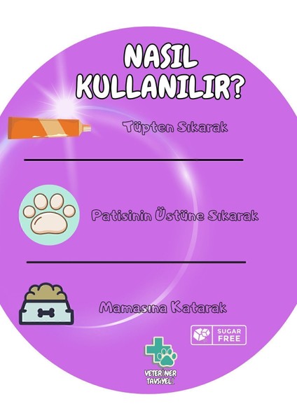 Kısır Kedilere Özel Multivitaminli Malt Macun 100 gr (Sterile Paste)