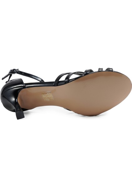 Lame Hakiki Deri Ince Topuklu Kadın Ayakkabı fırsatları