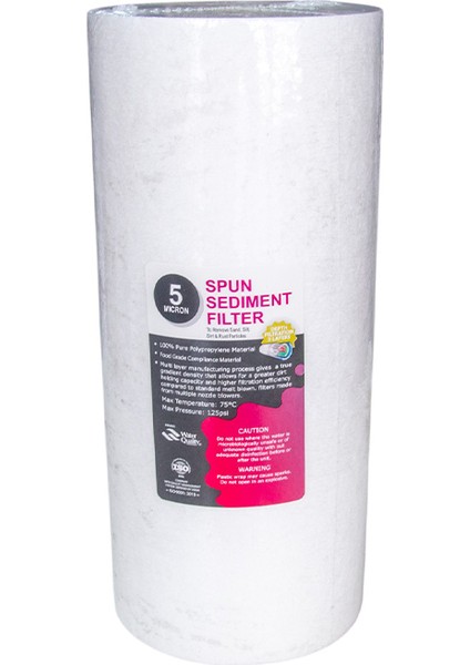 10" 5 Micron Aqualine Big Blue Filtre