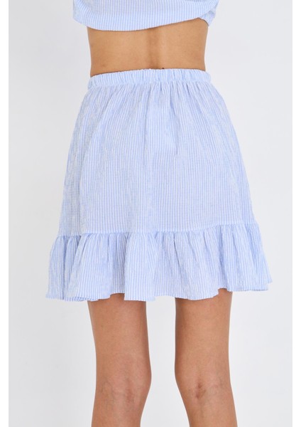 Beli Lastikli Gofre Etek