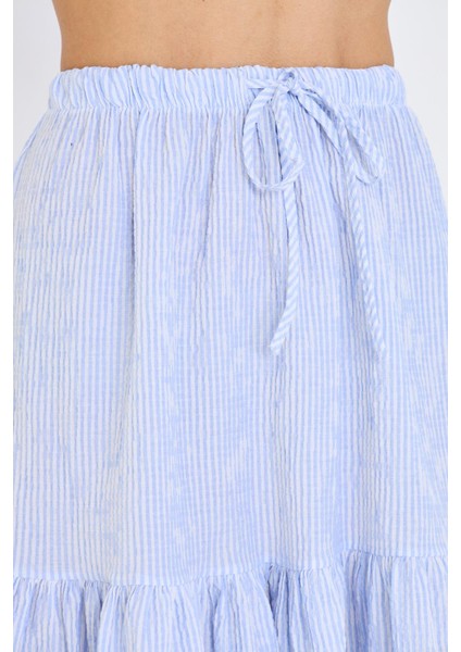 Beli Lastikli Gofre Etek