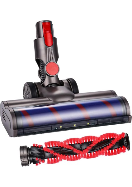 V7 V8 V10 V11 V15 Elektrikli Süpürgeler, Halılar ve Sert Zeminler Için Uyumlu Elektrikli Temizleme Fırçası Başlığı ve Rulo Fırça