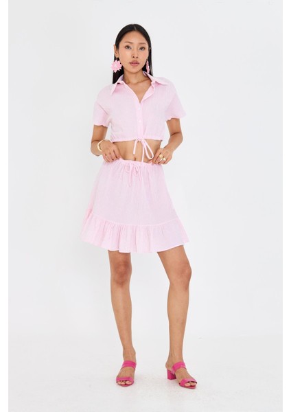 Beli Lastikli Gofre Etek