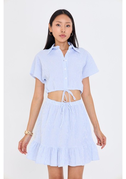 Beli Lastikli Gofre Etek