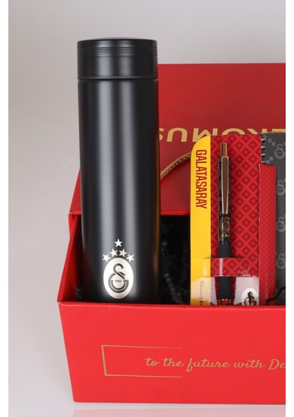 Dekomus Gıft Box Özel Kutulu Lisanslı Galatasaray Çelik Termos 500 ml ,ajanda,hybrıd Tükenmez Kalem Seti fiyatları