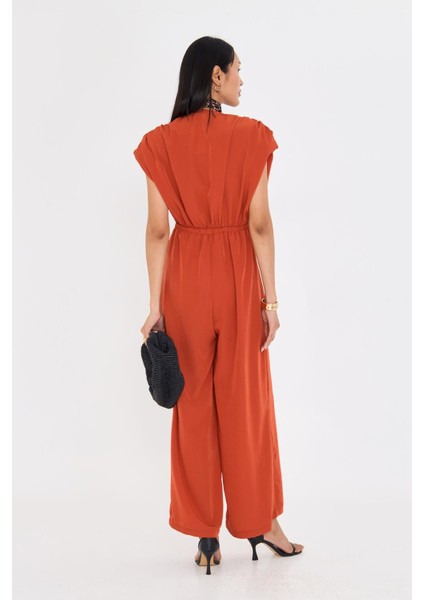 Kruvaze Yaka Sıfır Kol Tulum fırsatları