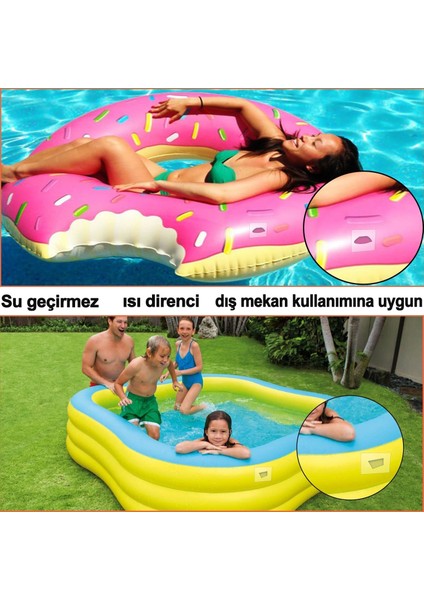 Intex 6'lı Paket Yatak ,bot Tamir Onarım Yaması Şişme Simit, Havuz - Onarım Kiti M-59631