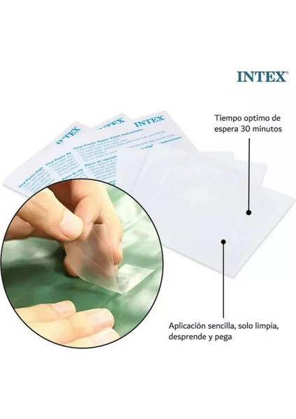 Intex 6'lı Paket Yatak ,bot Tamir Onarım Yaması Şişme Simit, Havuz - Onarım Kiti M-59631