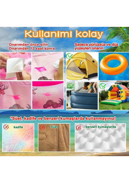 Intex 6'lı Paket Yatak ,bot Tamir Onarım Yaması Şişme Simit, Havuz - Onarım Kiti M-59631