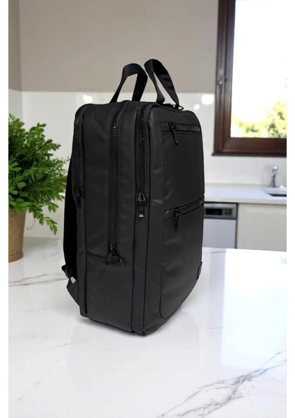 Siyah Su Geçirmez 15,6 Inç Laptop Bölmeli Sırt Çantası fırsatları