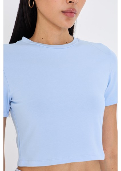 Basic Crop T-Shirt modelleri