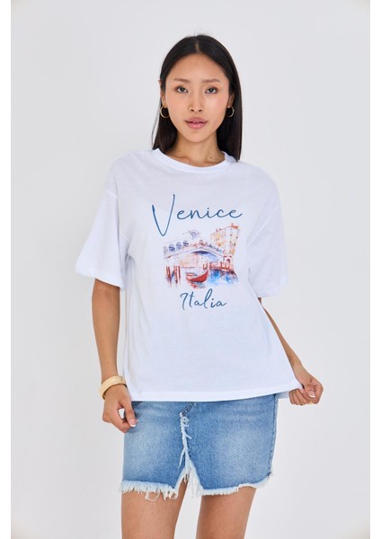 Italya Baskılı Süprem T-Shirt