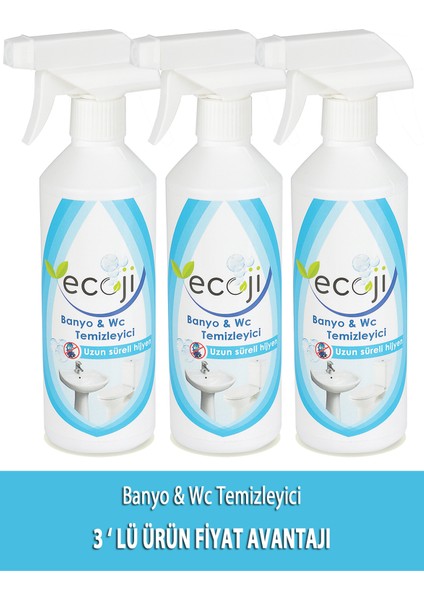 Banyo & Wc Temizleyici - 1500 ml ( 3 Kutu )