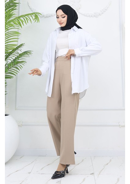Bol Paça Pantolon 4001-04 Sütlü Kahve fiyatları
