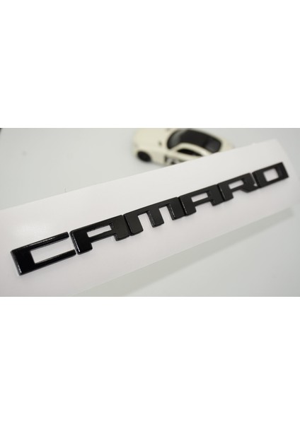 Camaro Bagaj Siyah Yazı Logo Arma Chevrolet ile Uyumlu
