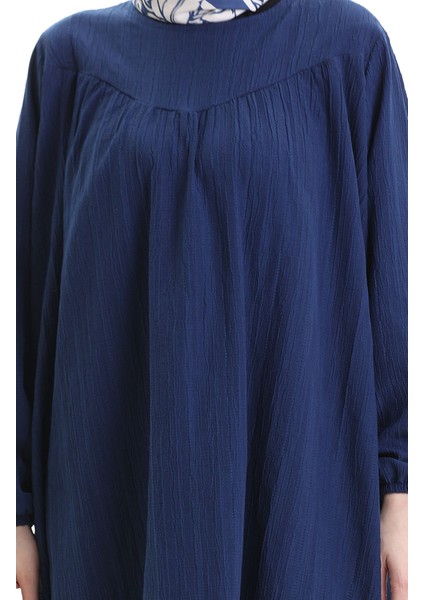 Kolu Lastikli Tunik Pantolon Ikili Takım 0103-04 Indigo indirimleri