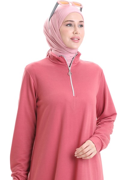Iki Iplik Tunik Pantolon Ikili Takım 2068-01 Gül Kurusu fırsatları