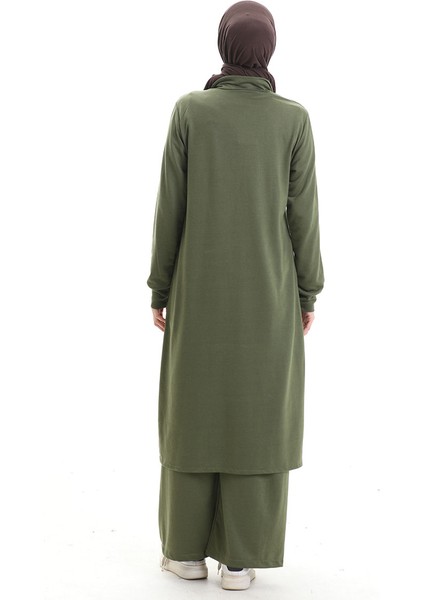 Iki Iplik Tunik Pantolon Ikili Takım 2068-02 Haki indirimleri