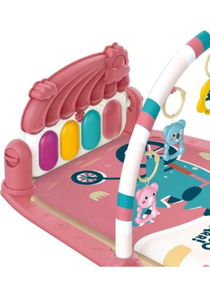 Bebek Oyun Halısı (Piyanolu Gökkuşağı Dinozor Desenli) modelleri