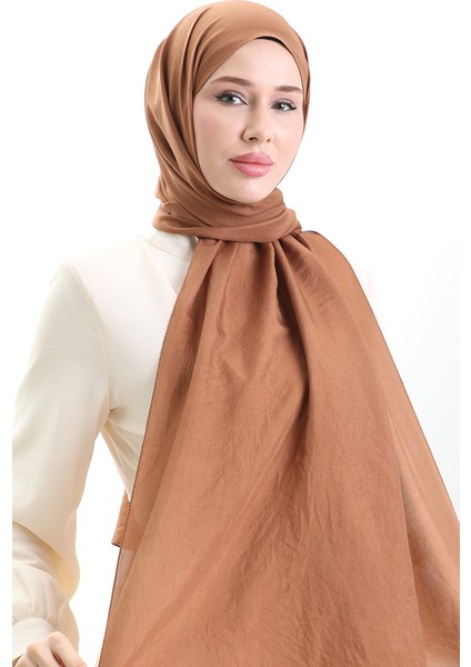 Madame Mary Fransız Vual Şal 19099-18 Kahverengi