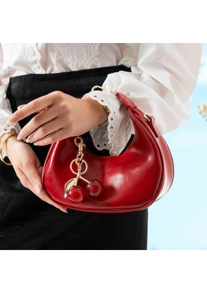 Kadın Baget Charm Hediyeli El ve Omuz Çantası