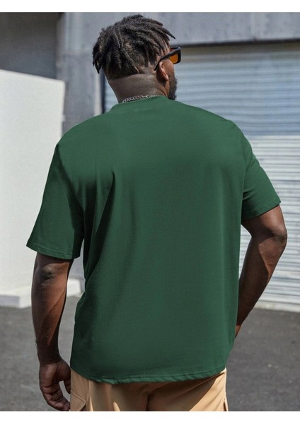 Life Live Yazılı Ön Baskılı Oversize Pamuklu Unisex T-Shirt