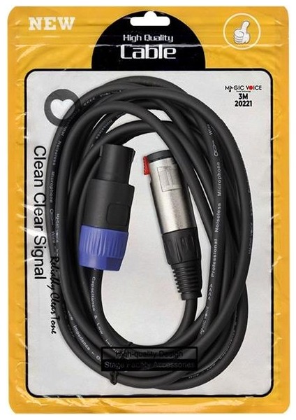Magicvoice LD384 Specon Erkek - Canon Dişi Çevirici 3 Metre Kablo fiyatları